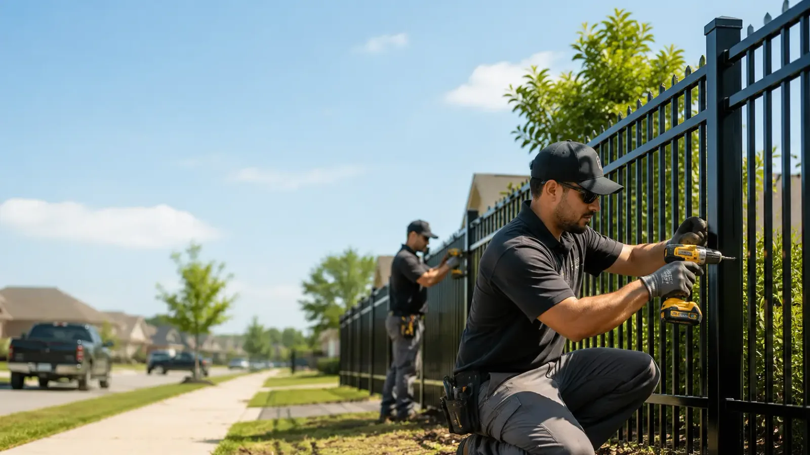 Metal Fence Installation in Bailey, NC